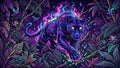 Wallpaper – Neon Panther